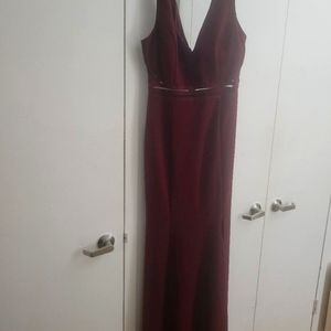 Gorgeous wine gown